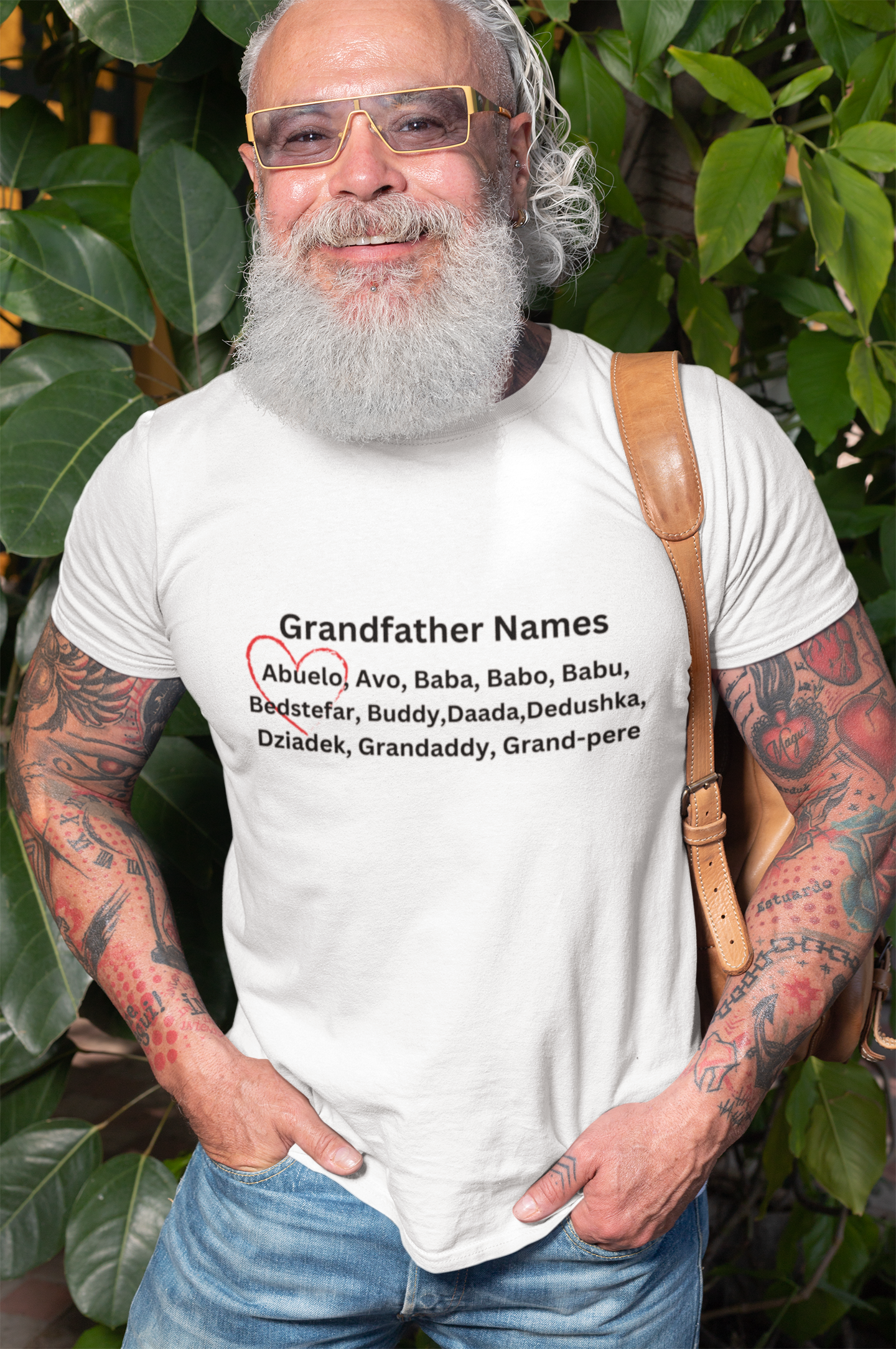 Abuelo Grandfather Names T-shirt
