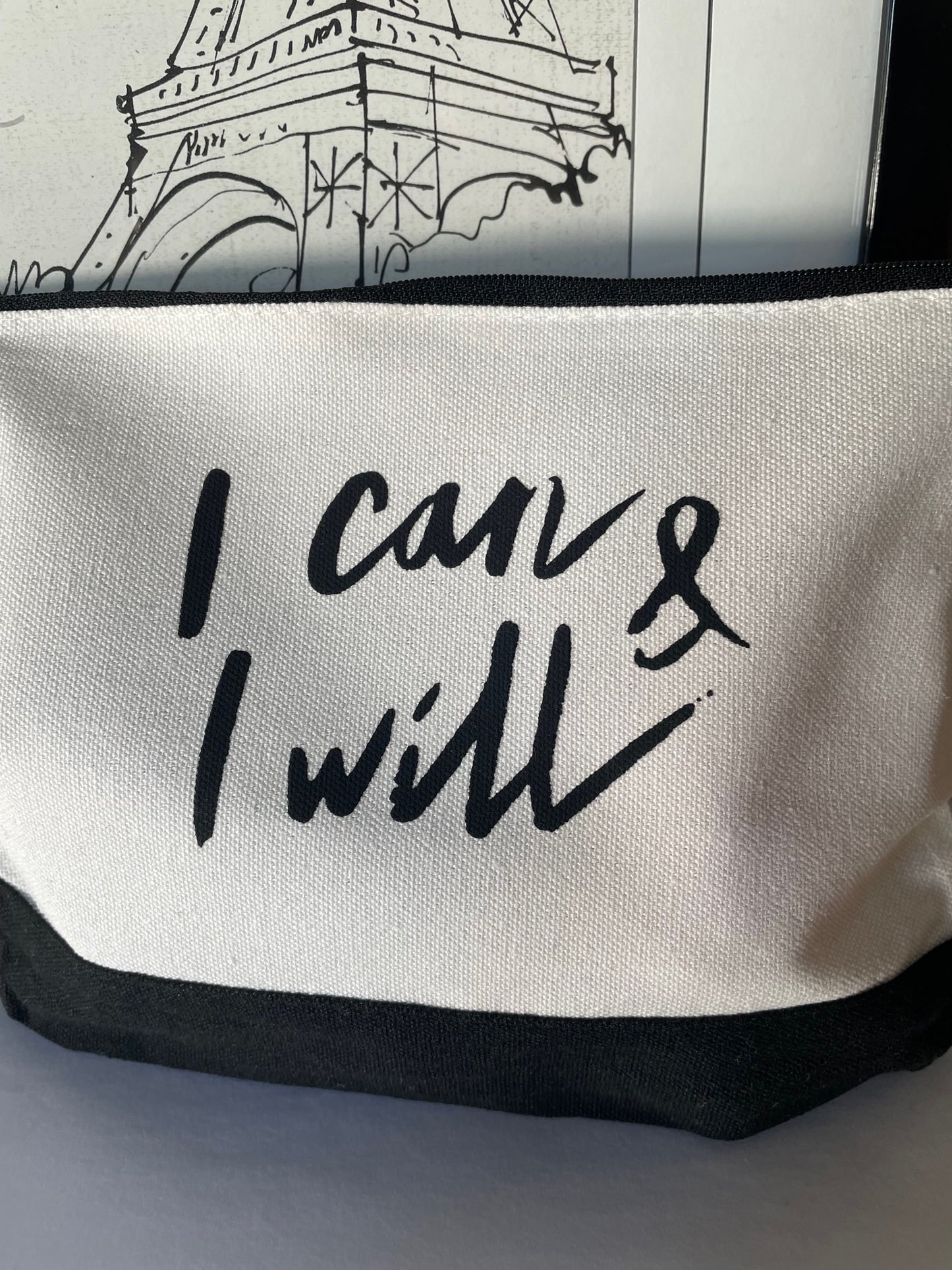 Bags with Inspirational sayings - I CAN & I WILL