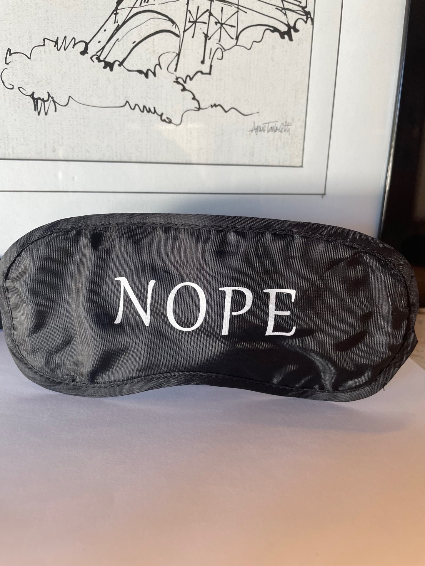 Silk Eye Masks with humorous sayings -NOPE