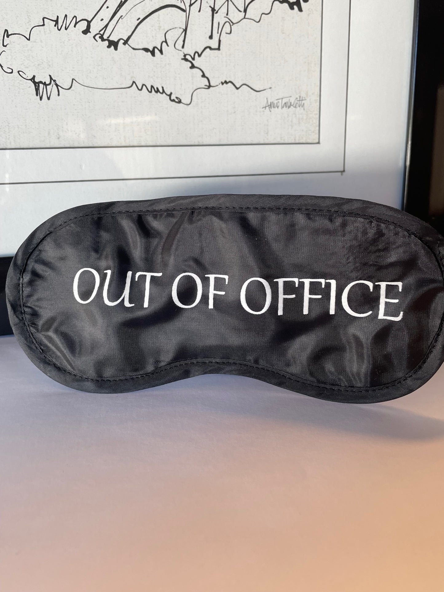 Silk Eye Masks with humorous sayings - Out of Office