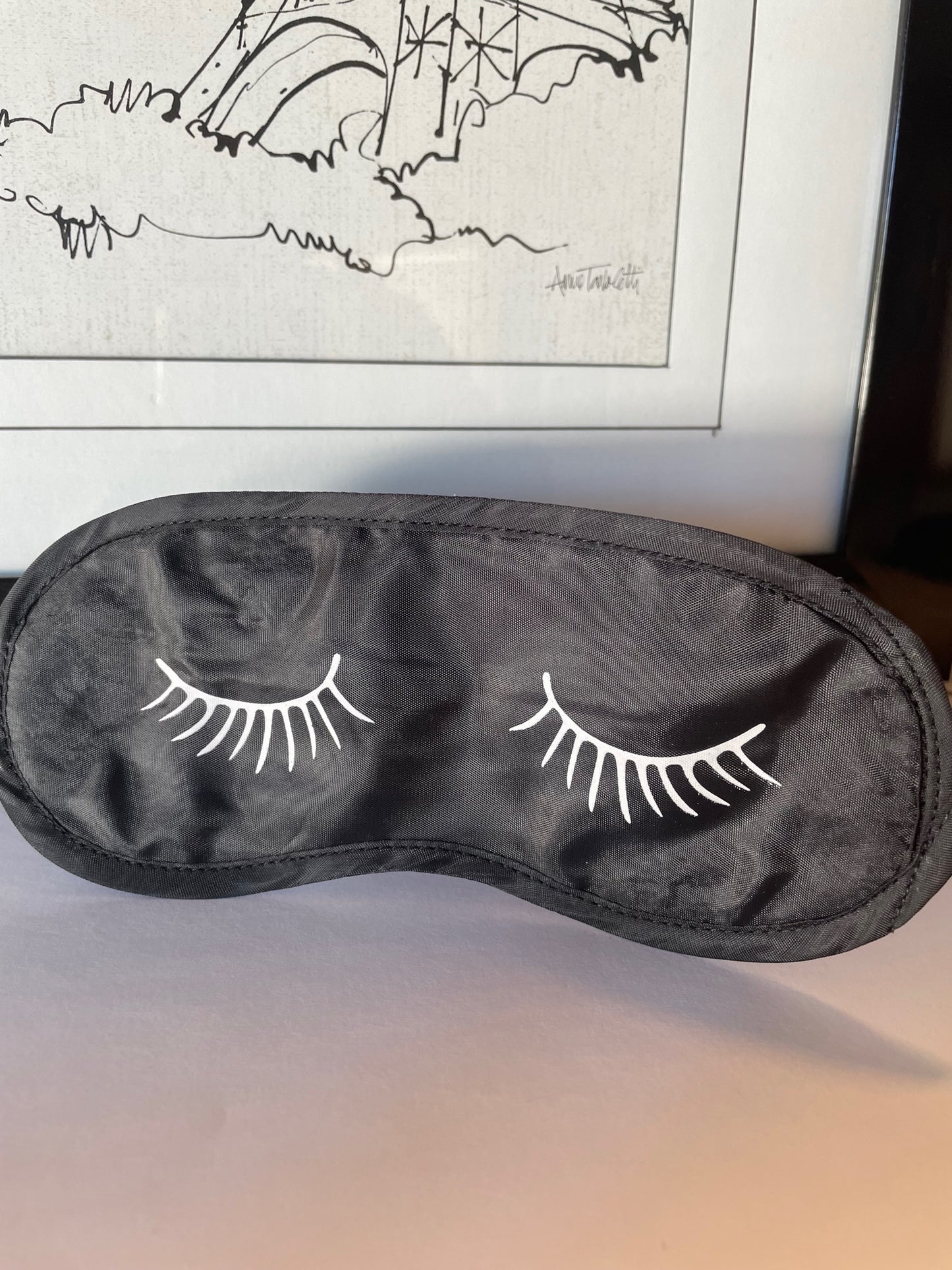 Silk Eye Masks with humorous sayings - Closed eyes