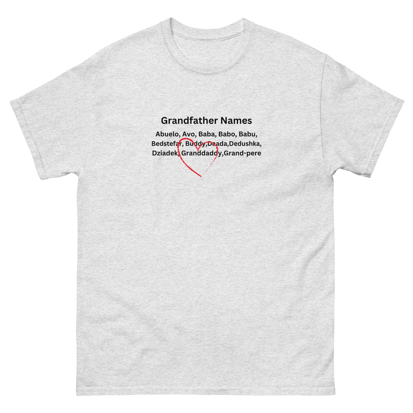 Granddaddy Grandfather Names T-shirt
