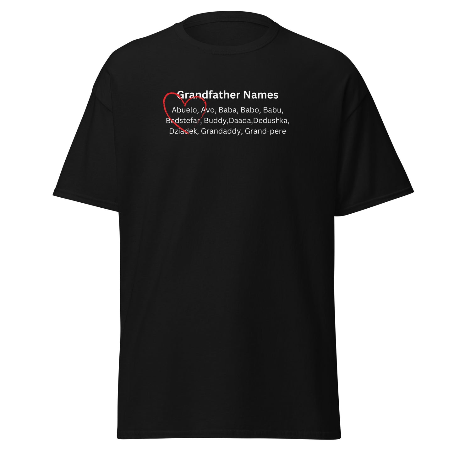 Abuelo Grandfather Names T-shirt