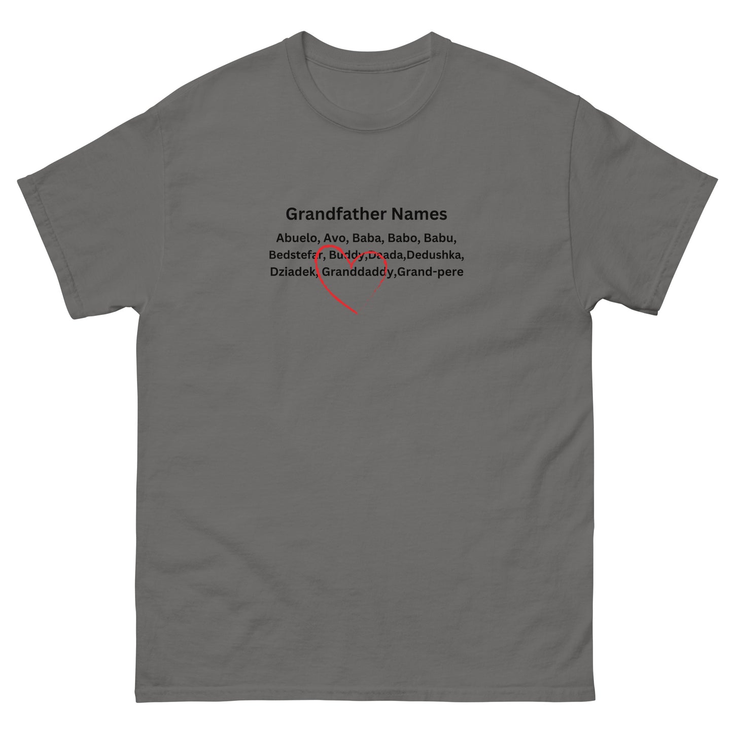 Granddaddy Grandfather Names T-shirt