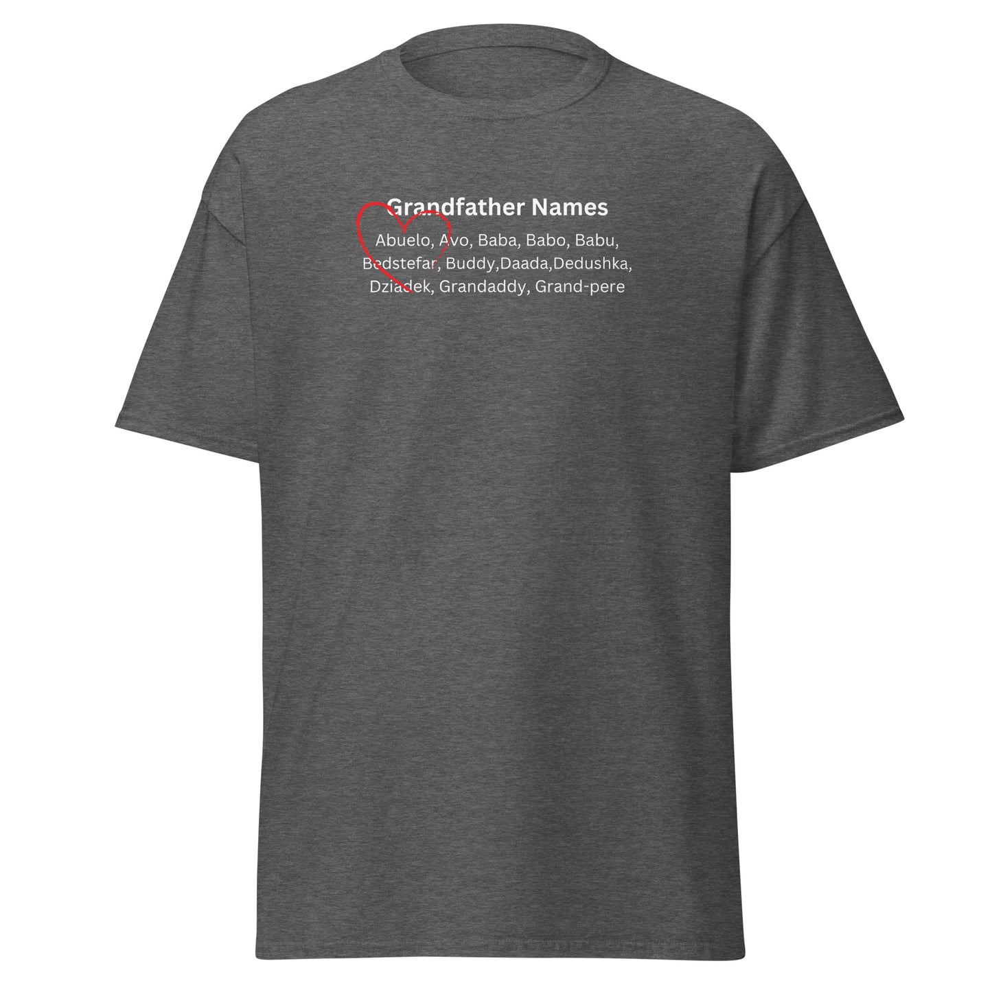Abuelo Grandfather Names T-shirt