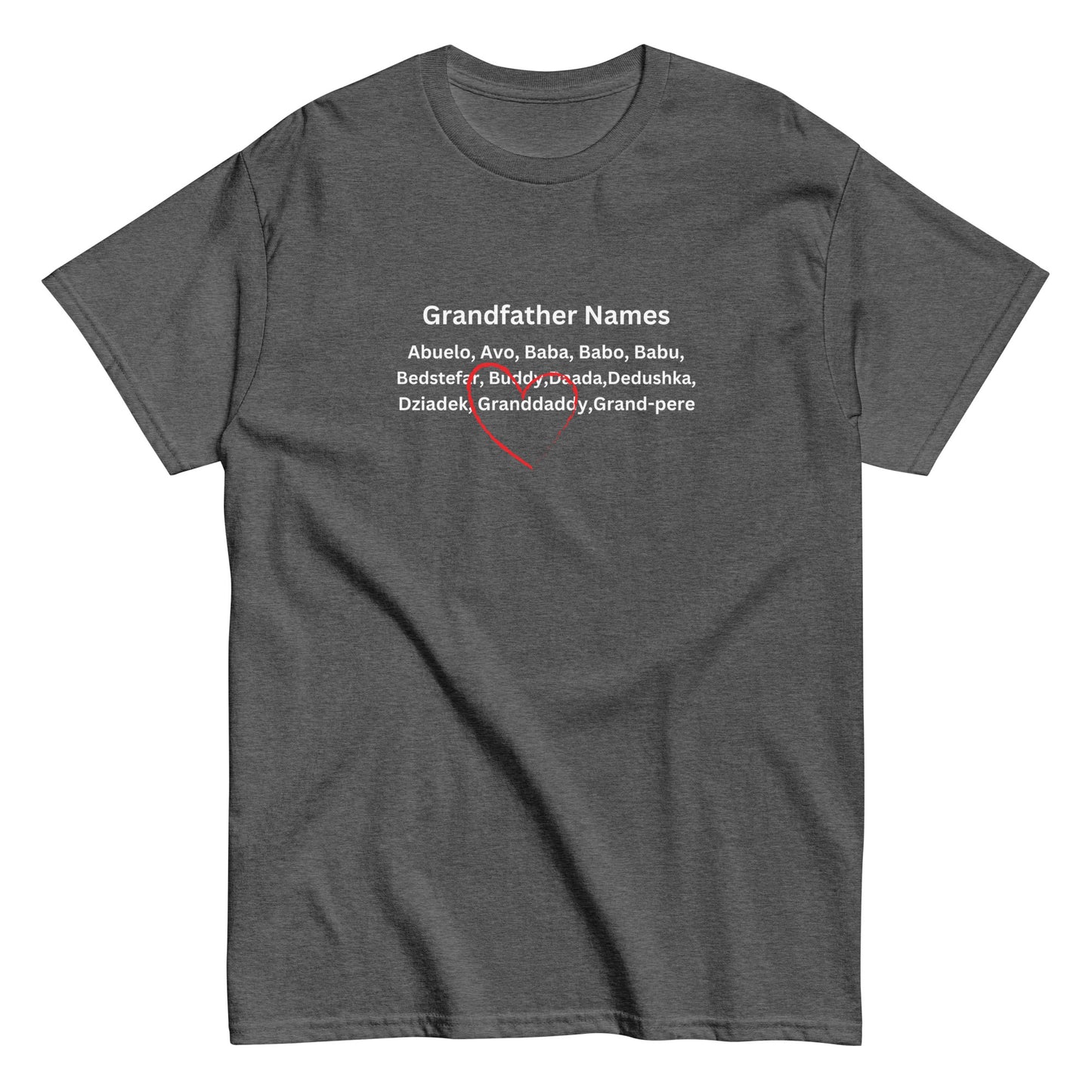 Granddaddy Grandfather Names T-shirt