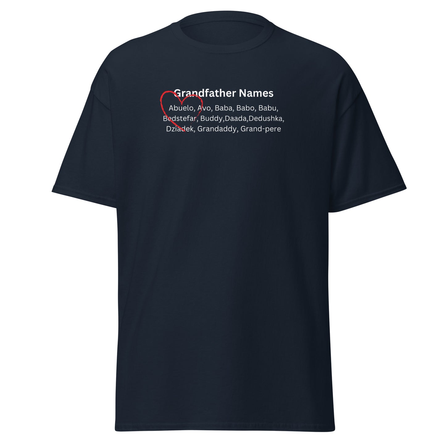 Abuelo Grandfather Names T-shirt