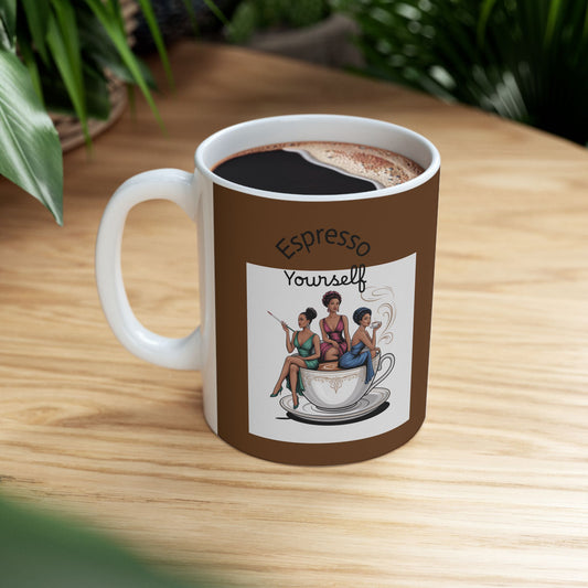 'Espresso Yourself' Ceramic Mug, by Stace Studios