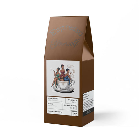 "Espresso Yourself" -Cascades Coffee Blend (Medium-Dark Roast) by Stace Studios