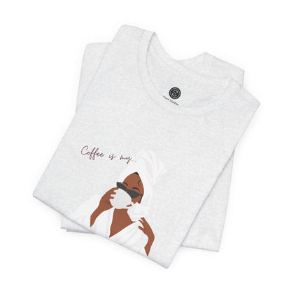 Coffee is my Stress Reliever by Stace Studios.  Unisex Tee - Bella+Canvas 3001