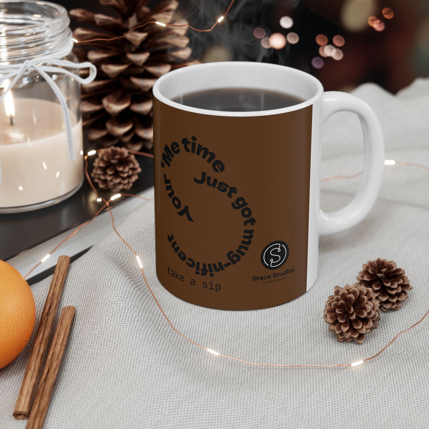 'Coffee is my.....Stress Reliever' Charming Ceramic Mug - by Stace Studios