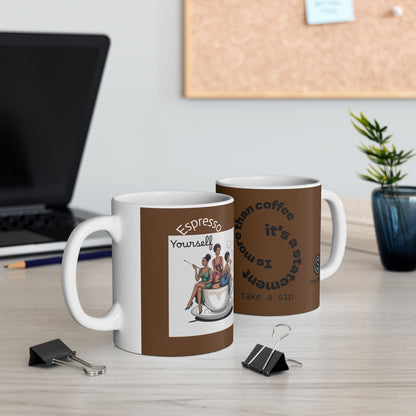 'Espresso Yourself' Ceramic Mug, by Stace Studios