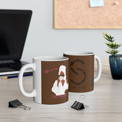'Coffee is my.....Stress Reliever' Charming Ceramic Mug - by Stace Studios