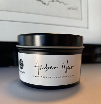 Scented Candles - Amber Noir